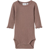 Name It Antler Nbfwossa Wo/Si Rib Ls Body