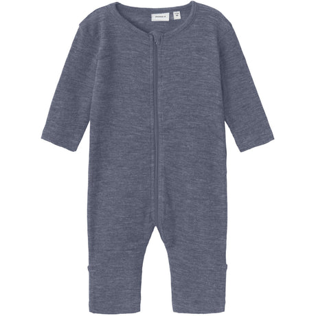 Name It Folkstone Gray Nbmwossa Wo/Si Rib Nightsuit