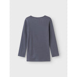 Name It Folkstone Gray Nmmwossa Wo/Si Rib Ls Top