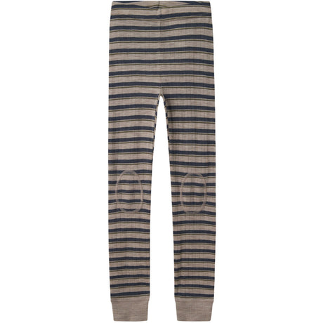 Name It Satellite Ombre Blue Nkmwang Wool Needle Long Johns Stripe