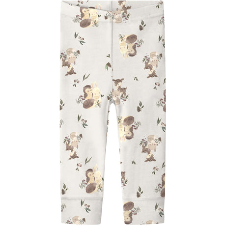 Name It Snow White Forest Animals Nbnwillu Wool Leggings
