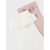 Name It Snow White Nmfwakma Wo/Bl Structure 2P Socks