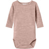 Name It Shadow Gray Nbnwax Wool Rib Ls Body Noos