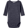 Name It Ombre Blue Nbnwax Wool Rib Ls Body Noos