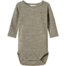 Name It Dried Sage Nbnwax Wool Rib Ls Body Noos
