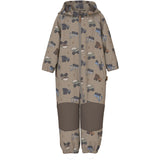 Name It Silver Mink Truck Nmmalfa08 Softshell Suit Aop 1Fo Noos