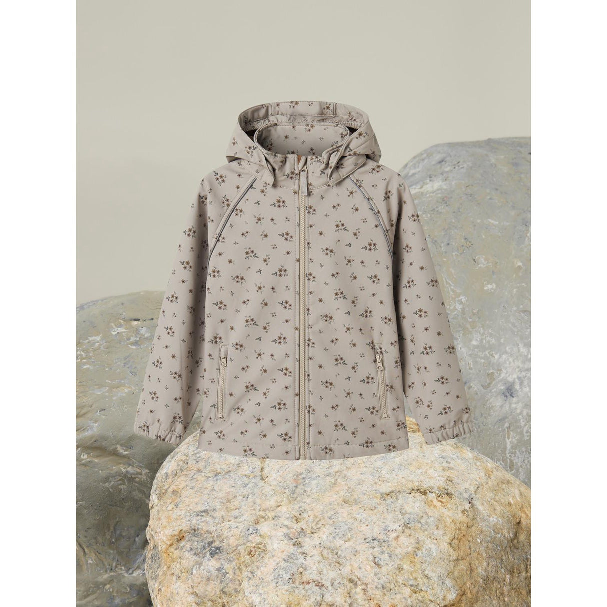 Name It Pure Cashmere Bouquet Nkfalfa08 Softshell Jacket Aop Fo