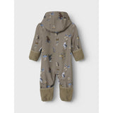 Name It Silver Mink Go Nbnalfa08 Softshell Suit Aop Fo