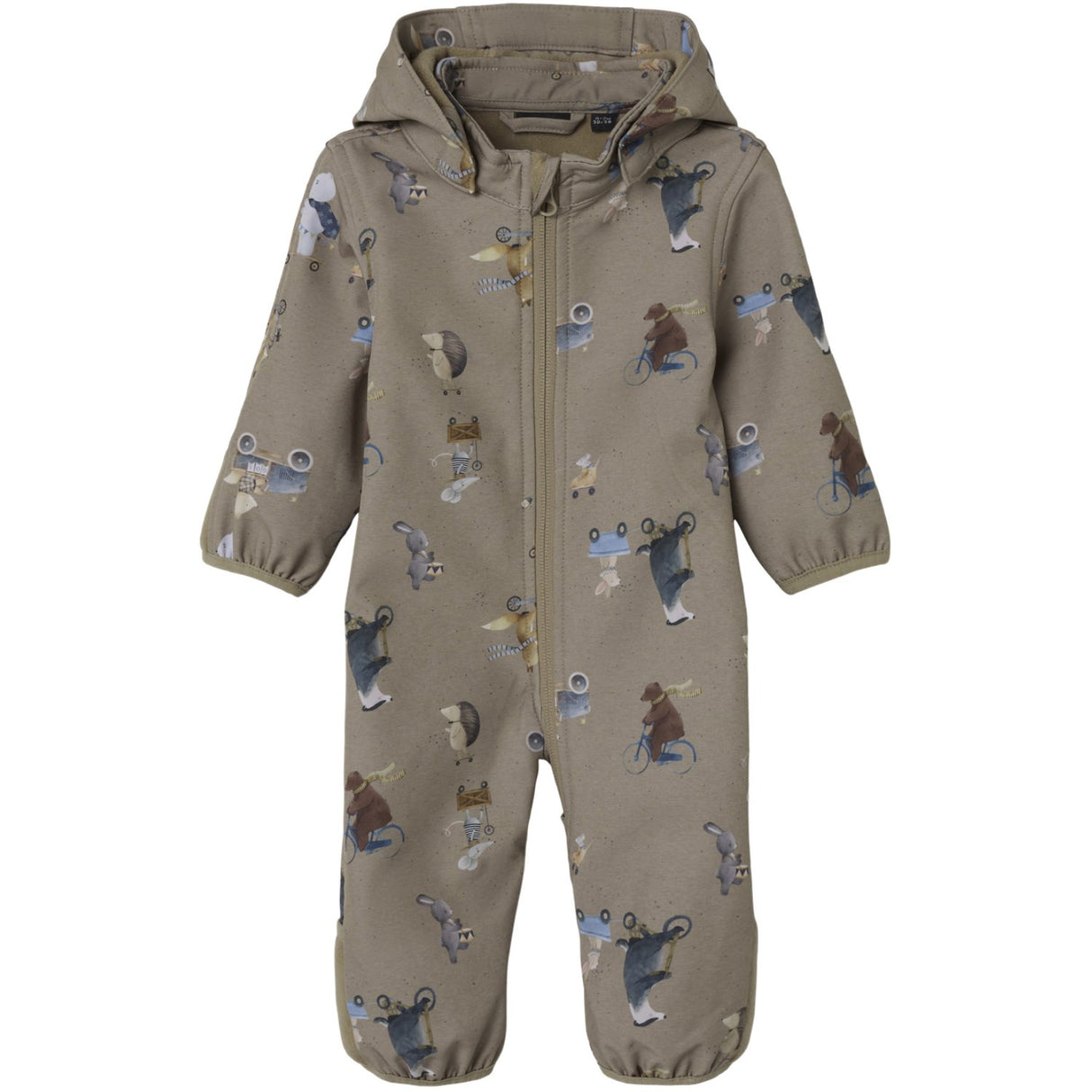 Name It Silver Mink Go Nbnalfa08 Softshell Suit Aop Fo