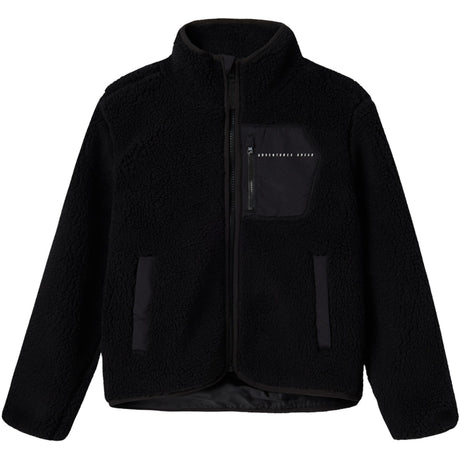 Name It Black Nknmattia Sherpa Jacket Pb