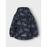 Name It Dark Sapphire Nmmalfa08 Softshell Jacket Ref Aop Fo