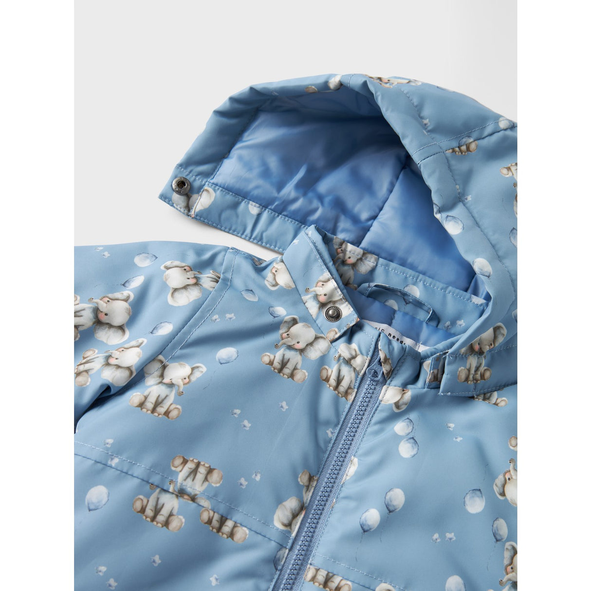 Name It Rain Washed Elephant Nbmmax Pa Jacket Aop
