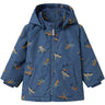 Name It Vintage Indigo Dino Car Nmmmax Pa Jacket Aop Noos