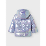 Name It Pastel Lilac Nmfmolina Puffer Jacket Shiny