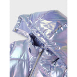 Name It Pastel Lilac Nmfmolina Puffer Jacket Shiny