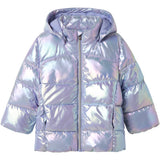 Name It Pastel Lilac Nmfmolina Puffer Jacket Shiny