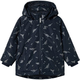 Name It Dark Sapphire Ref Dino Nmmmax Pa Jacket Ref Aop Noos
