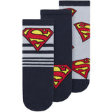 Name It Dusty Blue Nmmjasper Superman 3P Socks Wab
