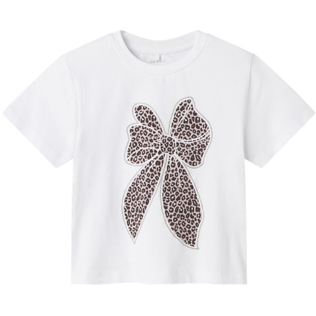 Name It Bright White Nmfleoanja Ss Nreg Top