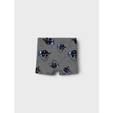 Name It Dark Grey Melange Nmmtights 3P Dark Grey Mel Skull Noos