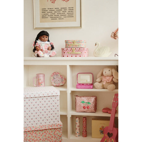 Konges Sløjd Cherry Motif Small Storage Basket