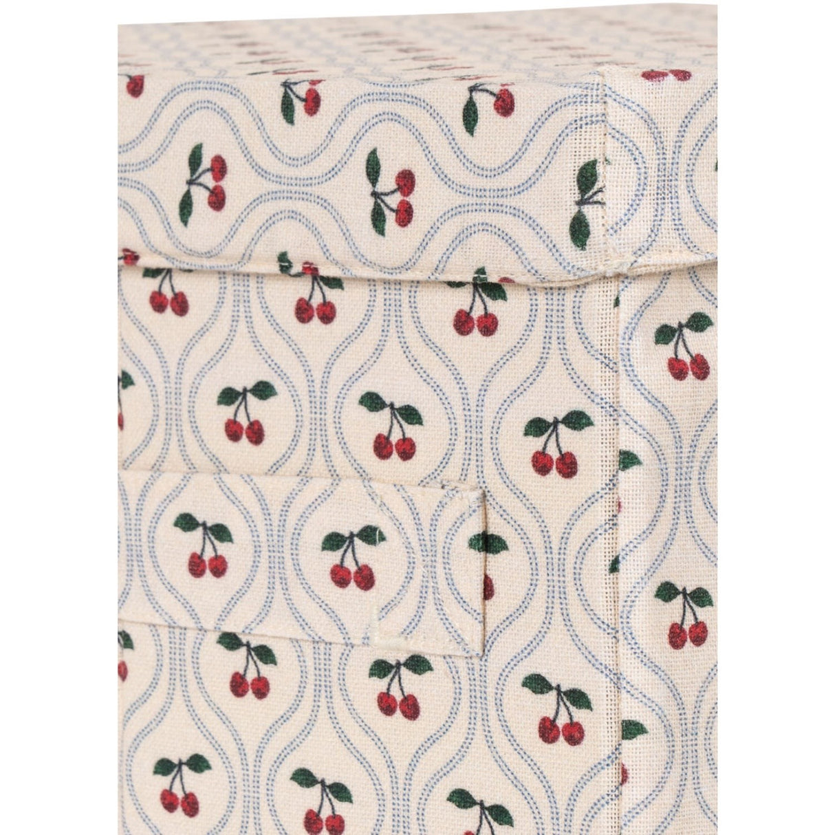 Konges Sløjd Cherry Motif Small Storage Basket