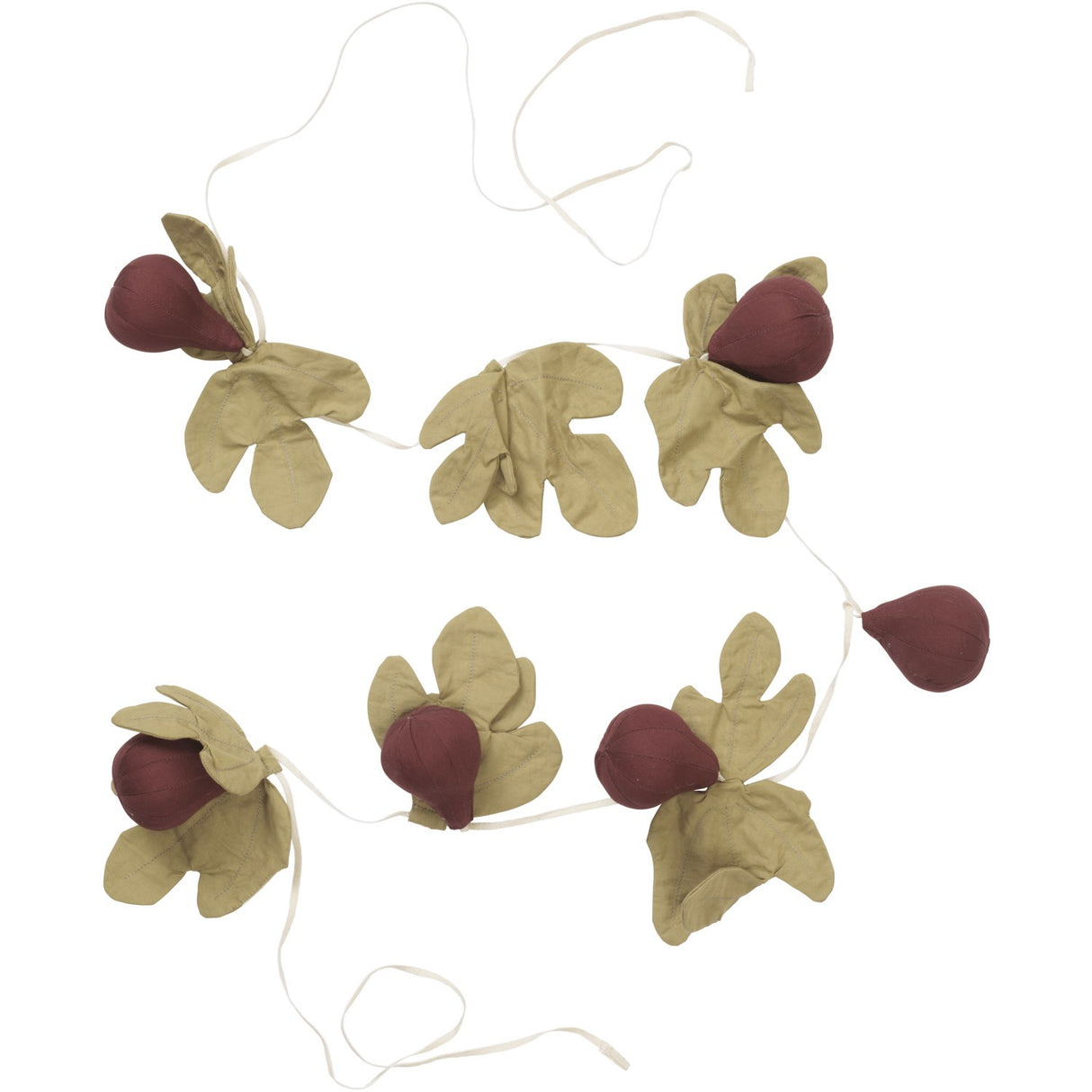 Ferm Living Mauve/Green Figs Garland
