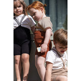 Silly Silas Classic Black Checked Shorty Tights With Braces