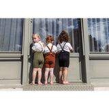 Silly Silas Classic Black Checked Shorty Tights With Braces