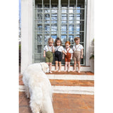 Silly Silas Olive Striped Shorty Tights With Braces