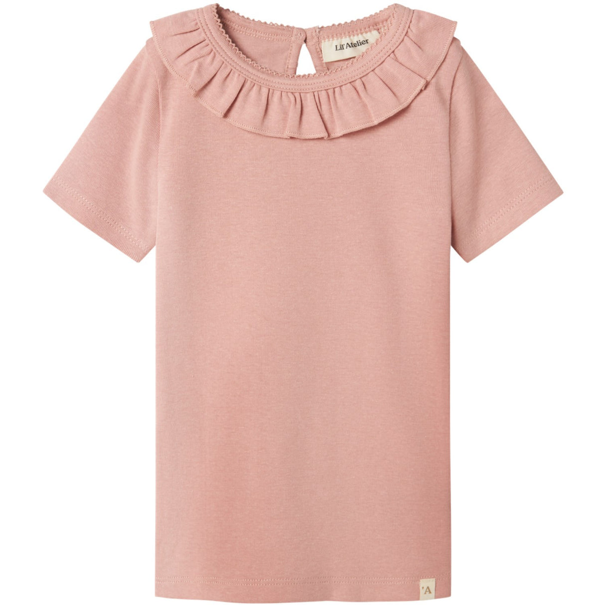 Lil'Atelier Misty Rose Nmflalo Tan Ss Slim Top Lil