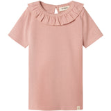 Lil'Atelier Misty Rose Nmflalo Tan Ss Slim Top Lil