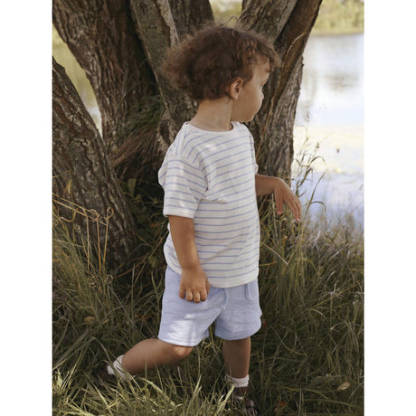 Lil'Atelier Zen Blue Nmmgeo Anm Ss Loose Top Lil