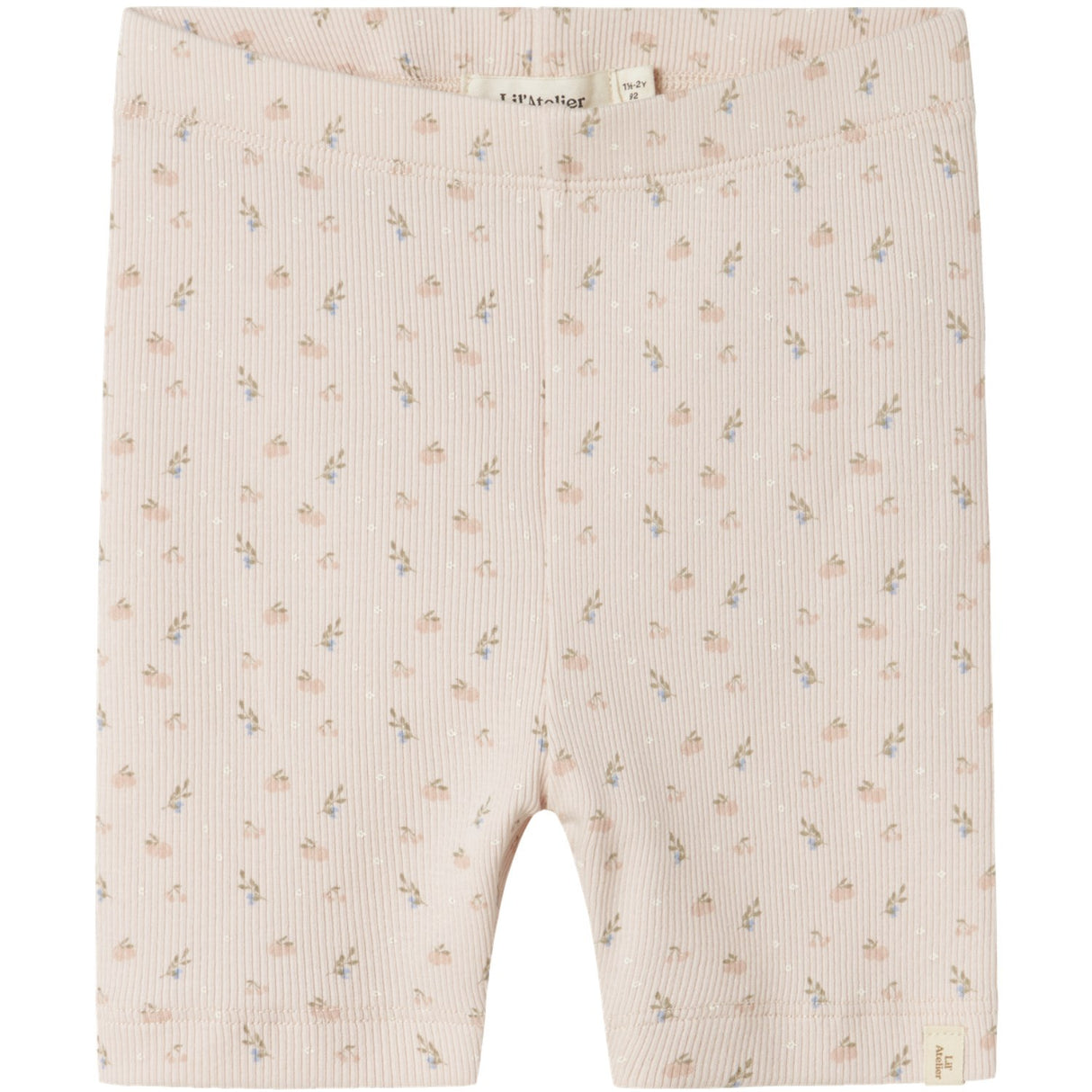 Lil'Atelier Peach Blush Nmfgago Slim Biker Shorts Lil