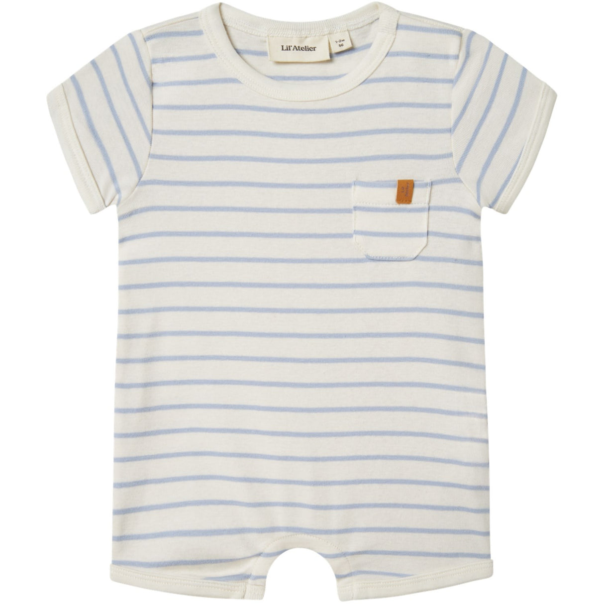 Lil'Atelier Zen Blue Nbmgeo Ari Ss Loose Suit Lil