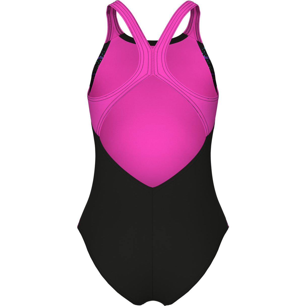 Arena Black Multi- Girl'S Arena Rhythm Swimsuit V Back L