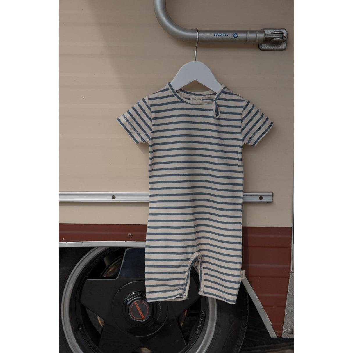 Petit Piao Blue Mirage Summer Romper S/S Sum Printed