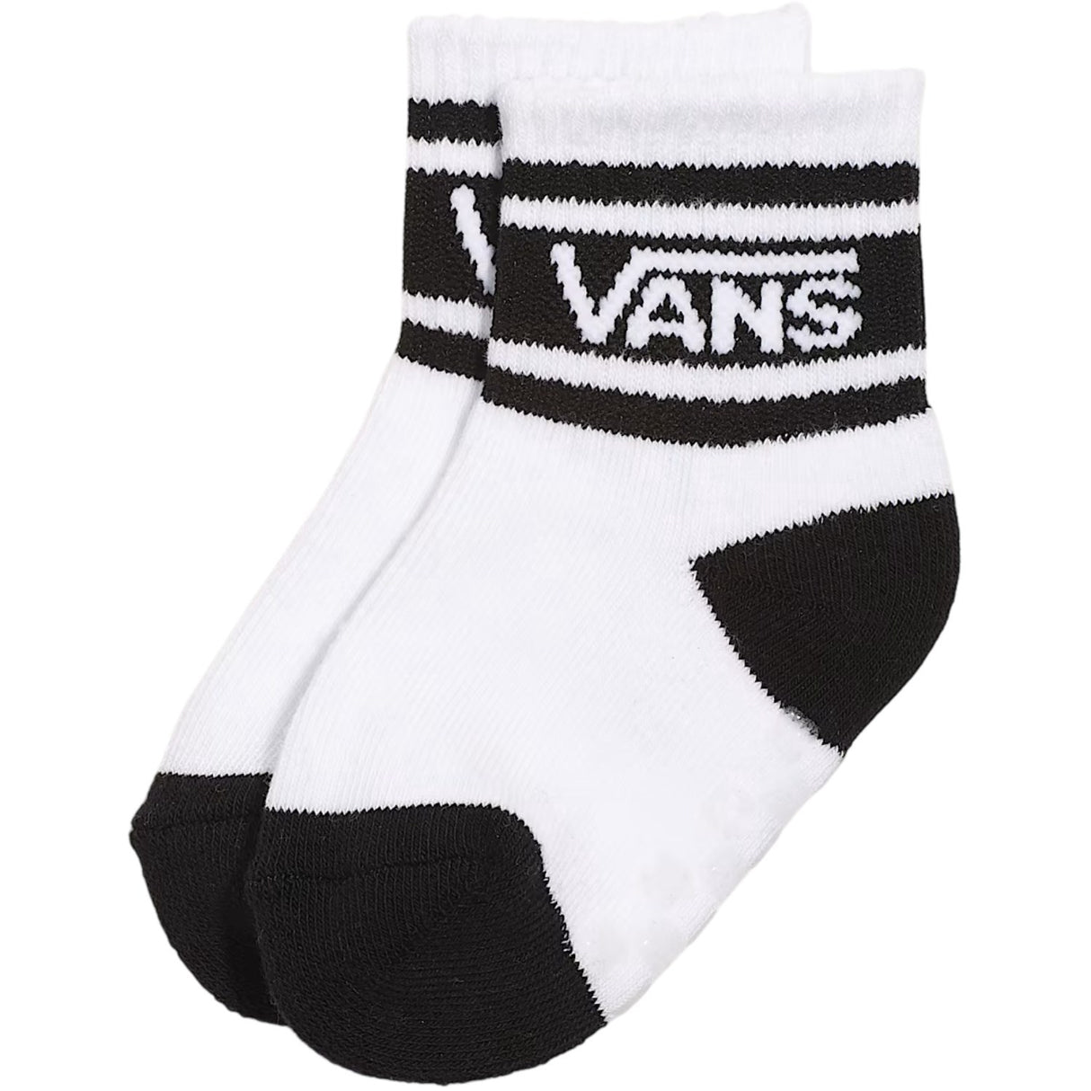 VANS White/Black It Drop V Crew Toddler Socks