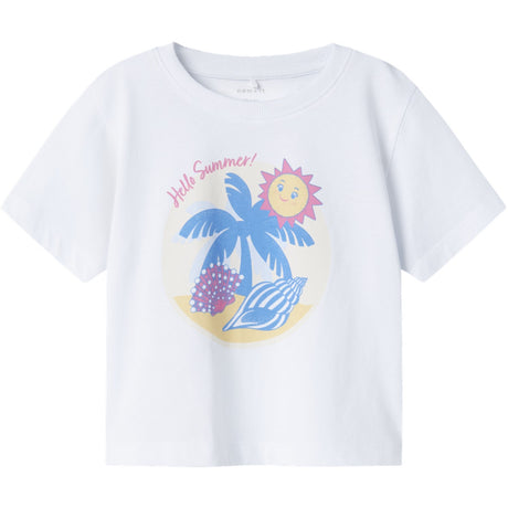 Name It Lucent White Nmfjassa Ss Nreg Top Pb