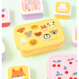 A Little Lovely Company Animal Friends Bento Lunch Box