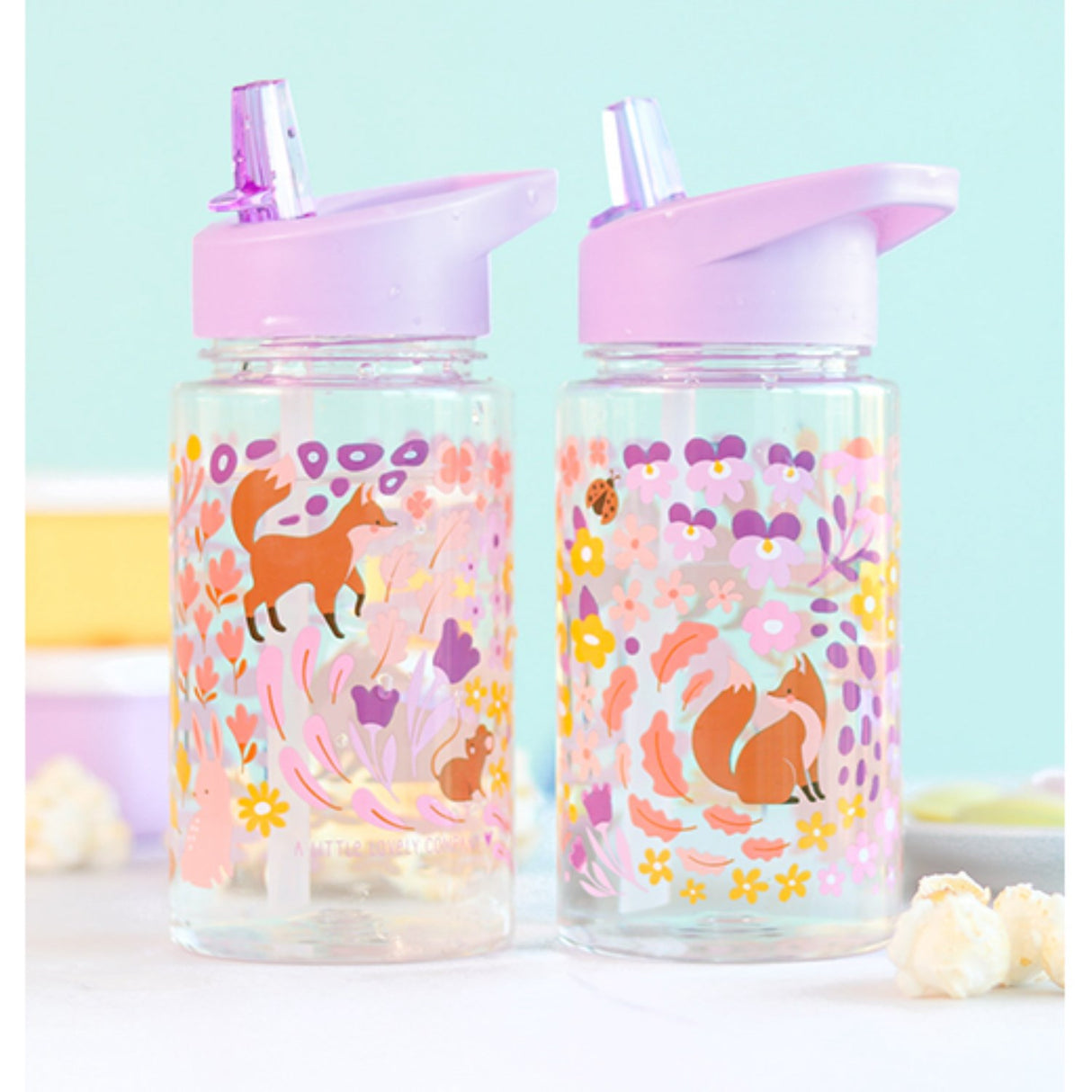 A Little Lovely Company Flower Garden Water Bottle