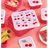 A Little Lovely Company Cherries Lunch & Snack Box Set