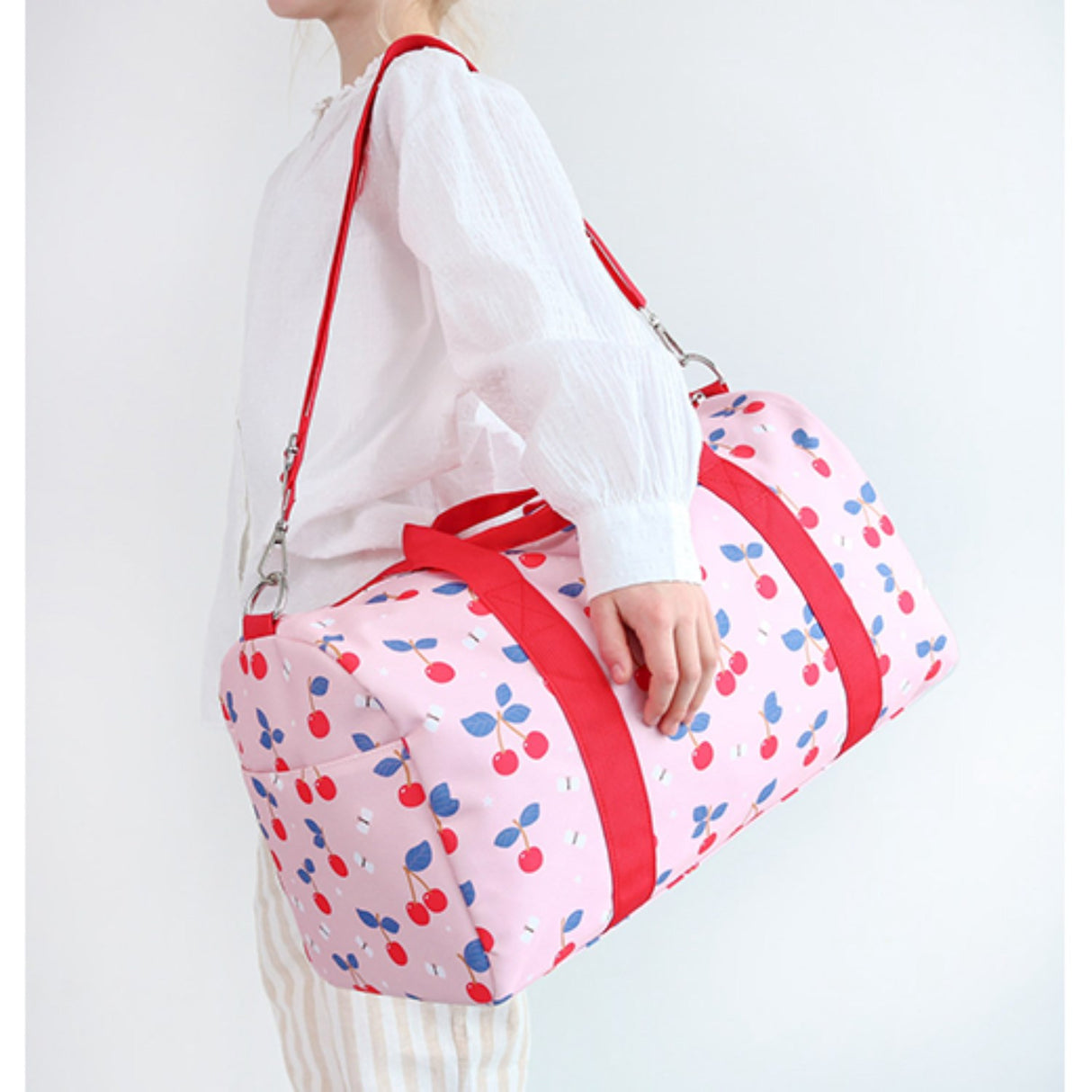 A Little Lovely Company Cherries Travel Bag