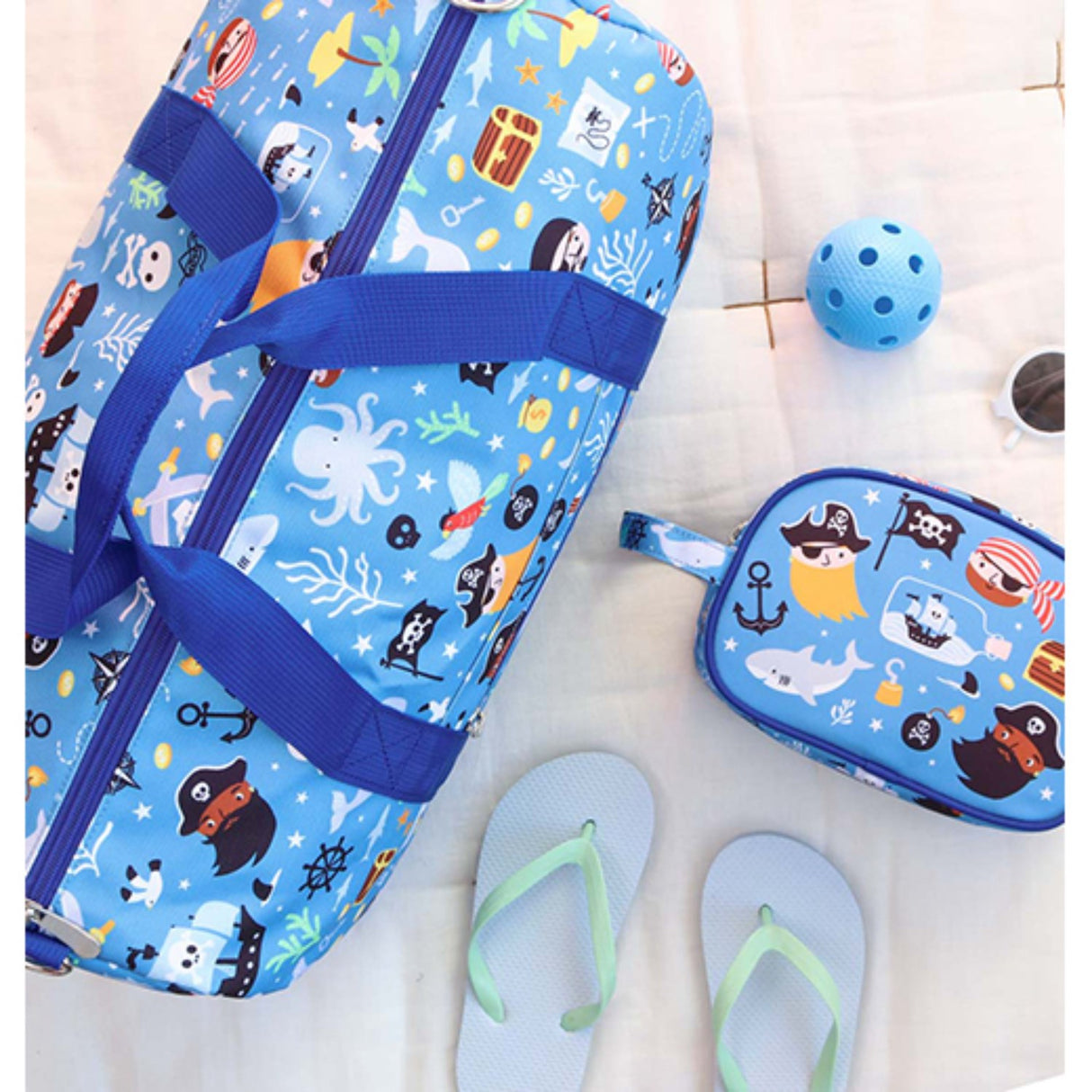 A Little Lovely Company Pirates Travel Bag