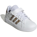 adidas Originals Ftwr White/Magic Beige/Matte Gold Grand Court 2.0 El C Sneakers