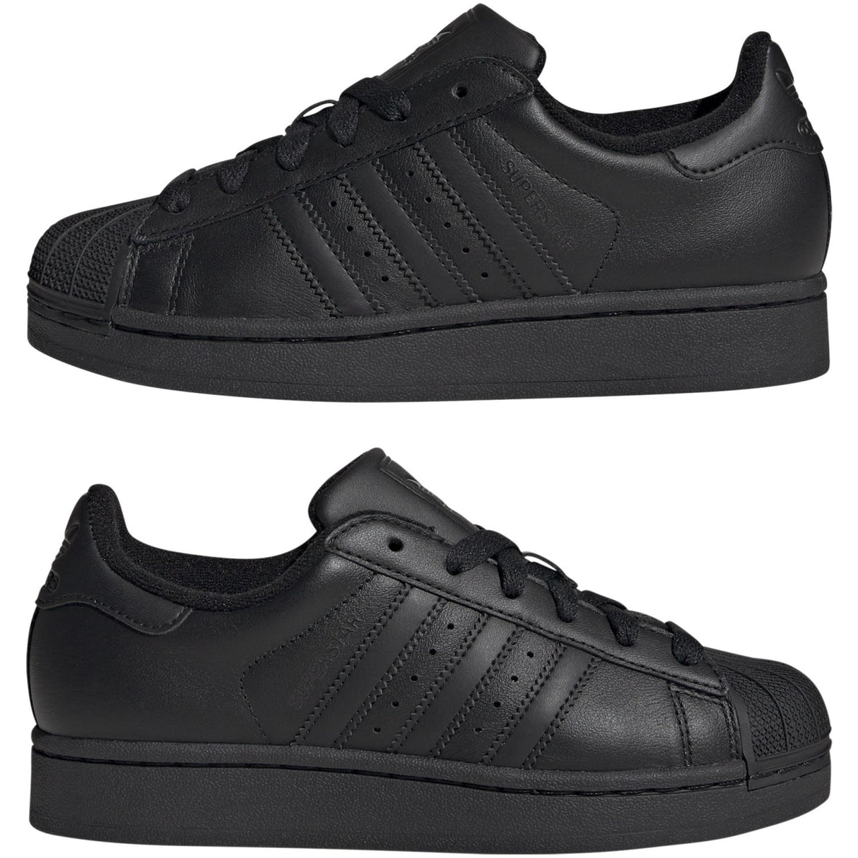 adidas Originals Core Black/Core Black/Core Black Superstar Ii J Sneakers