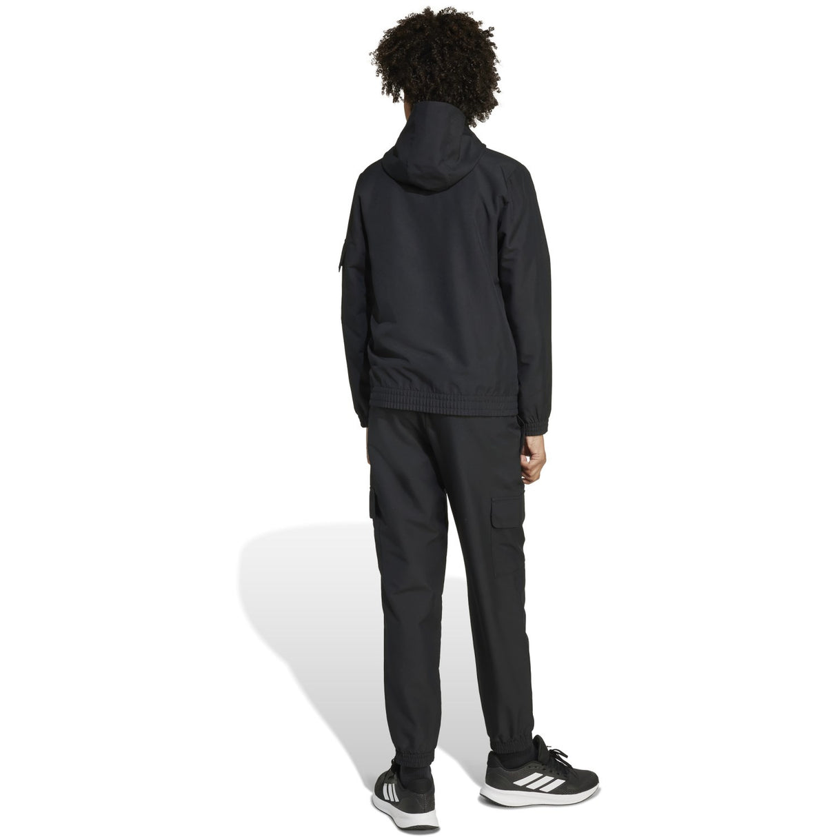 adidas Originals Black/White J Wv Cargo Tracksuit
