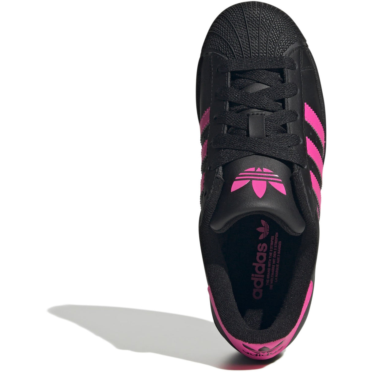 adidas Originals Core Black/Lucid Pink/Core Black Superstar Ii J Sneakers