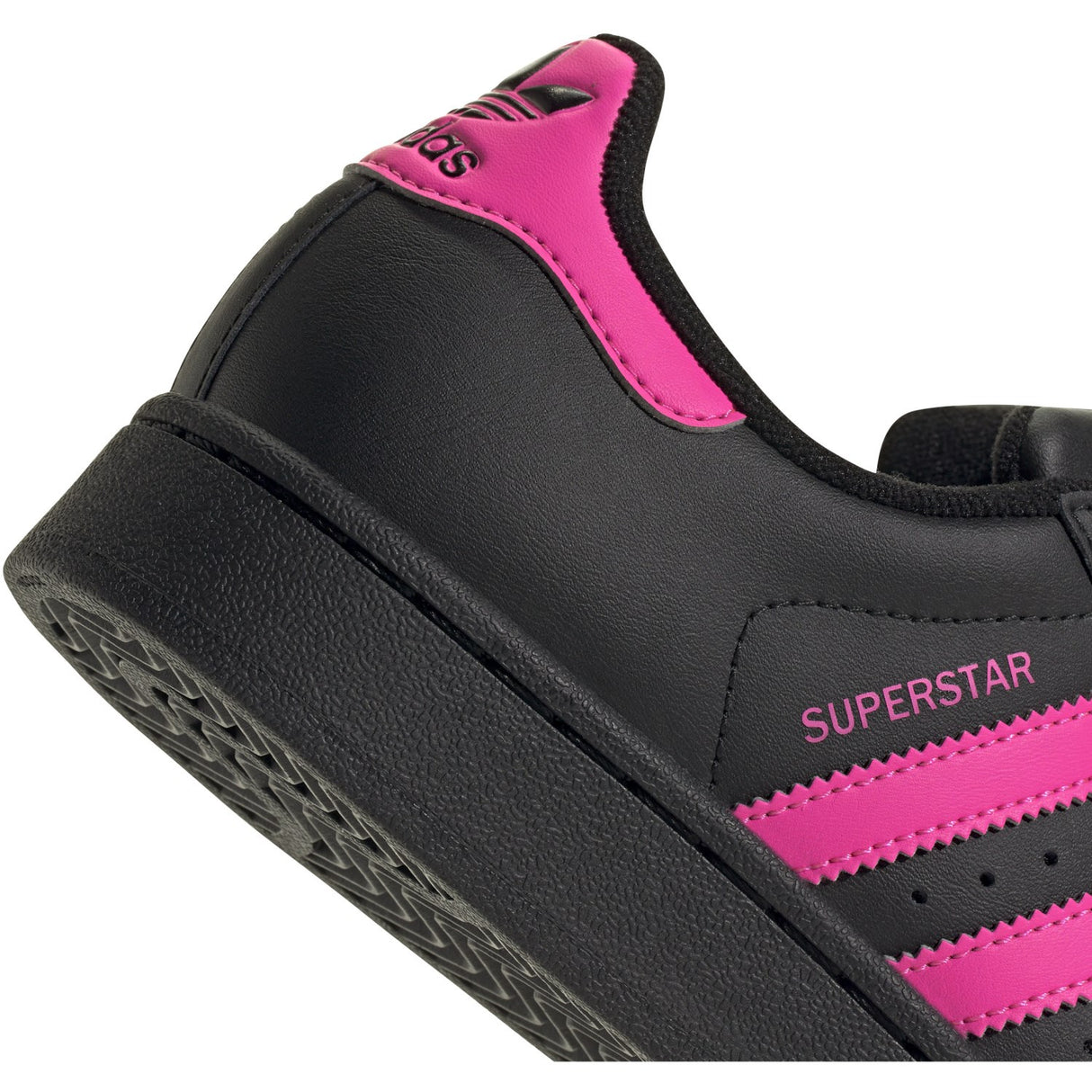 adidas Originals Core Black/Lucid Pink/Core Black Superstar Ii J Sneakers