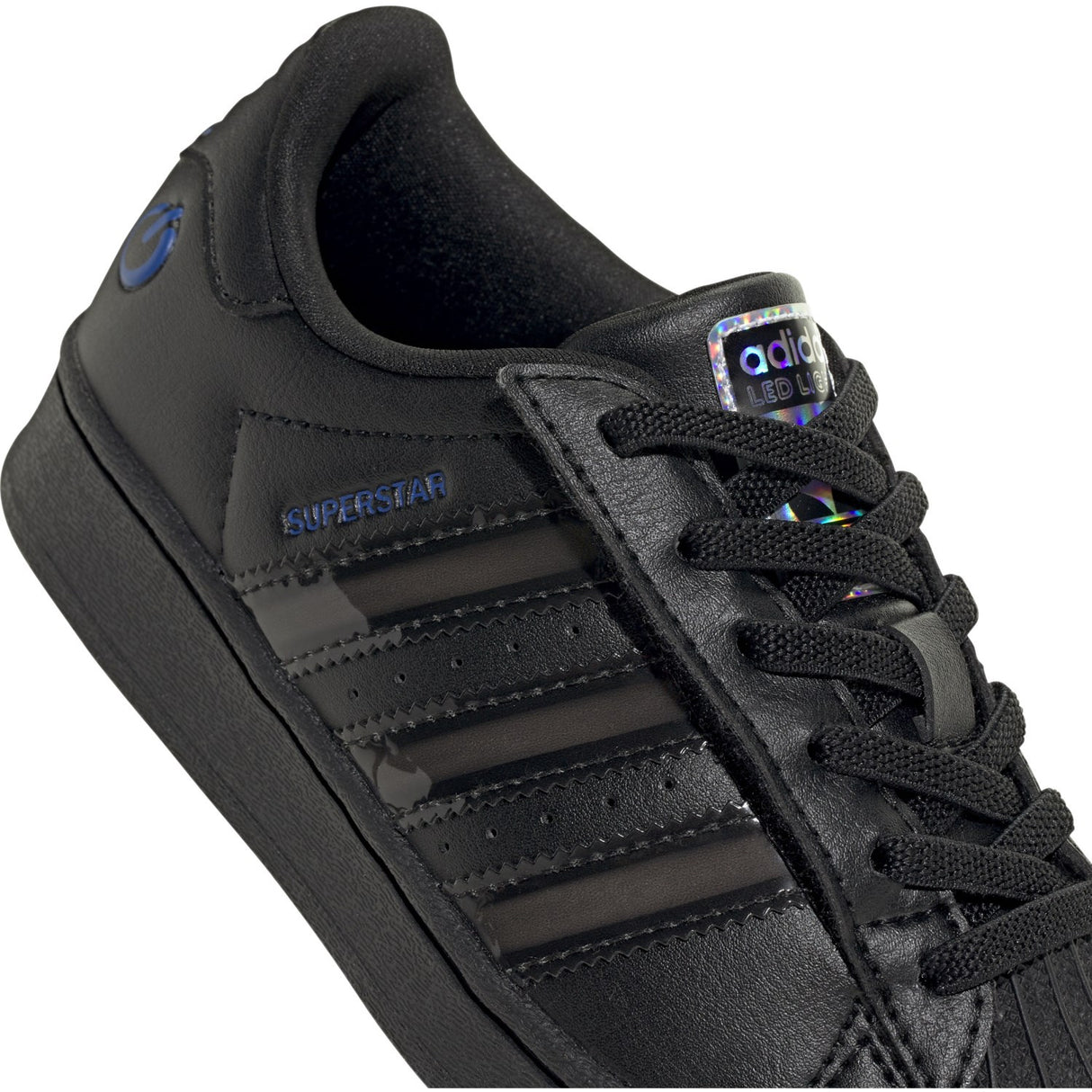 adidas Originals Core Black/Core Black/Preloved Violet Superstar Led Lights Cf El C Sneakers